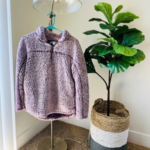 Plush Pullover- Purple